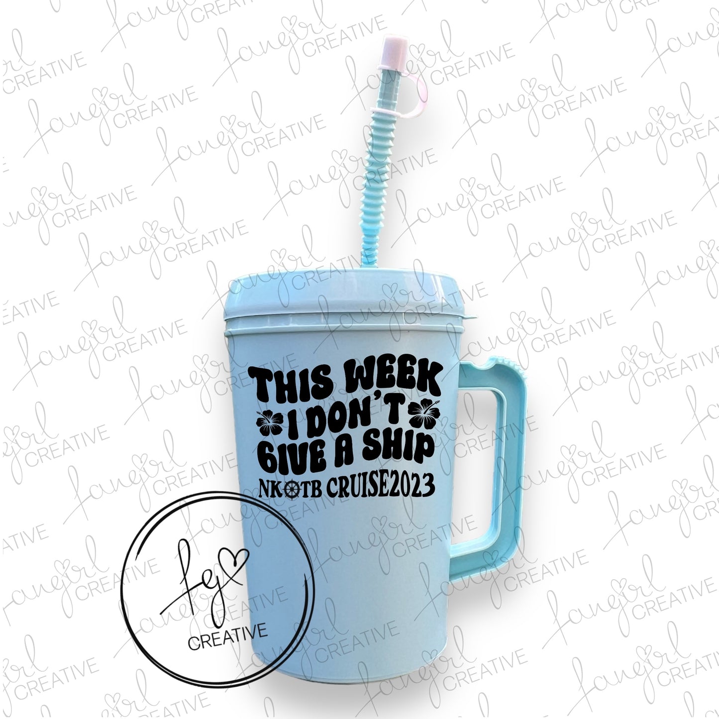 32oz Plastic Tumblers - Cruise Designs!