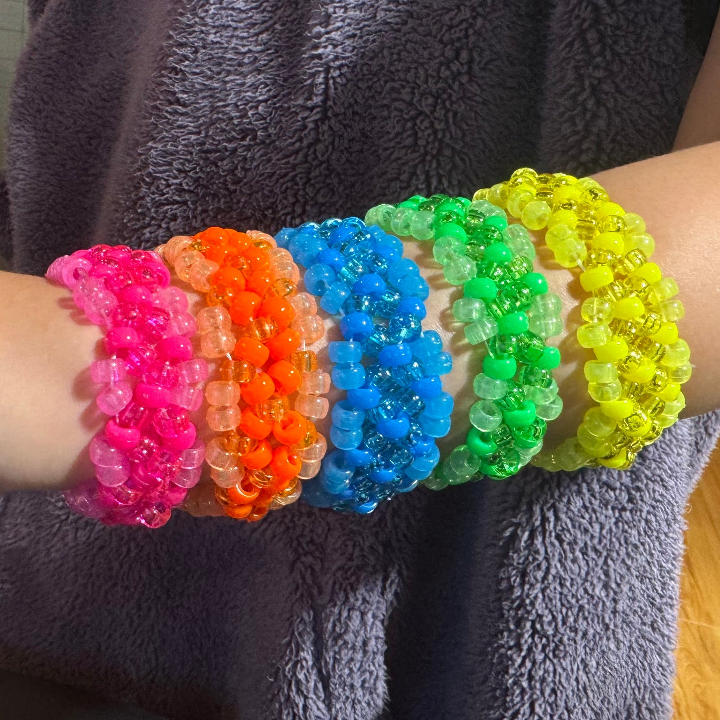 Neon 1” Wide Cuff Bracelets