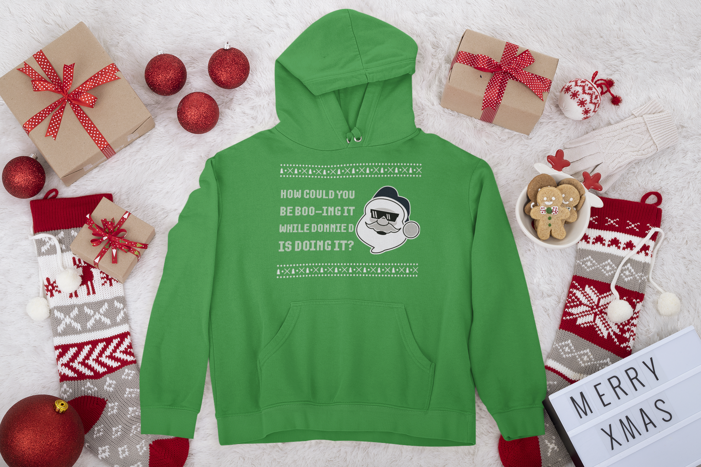 How Could You Be Boo-ing It While Donnie D Is Doing It Hooded Sweatshirt