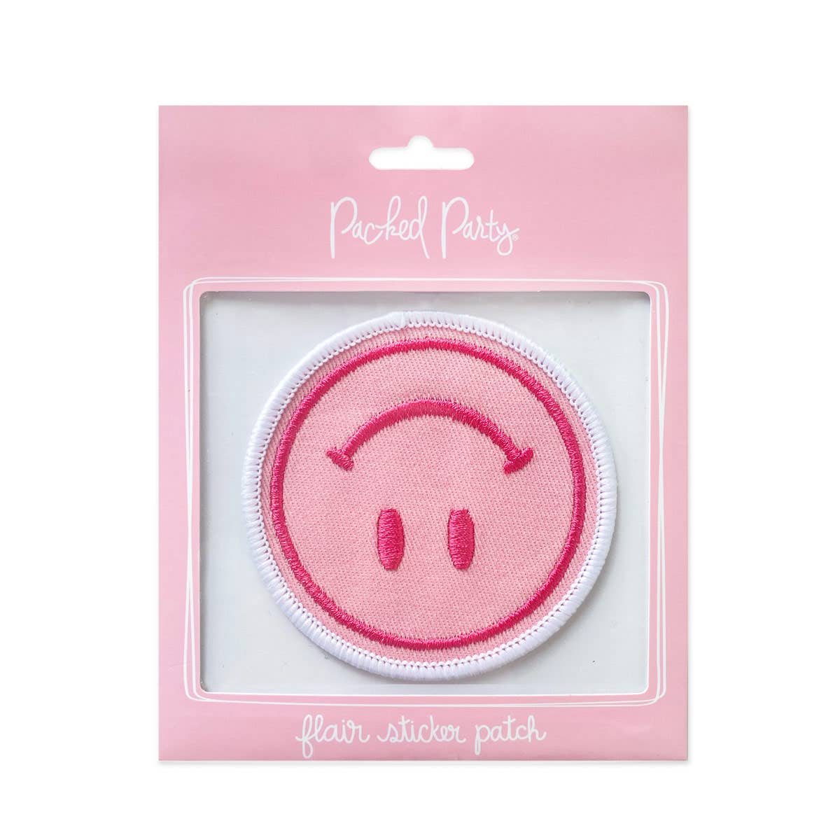 Packed Party Smiles All Around Adhesive Sticker Patch