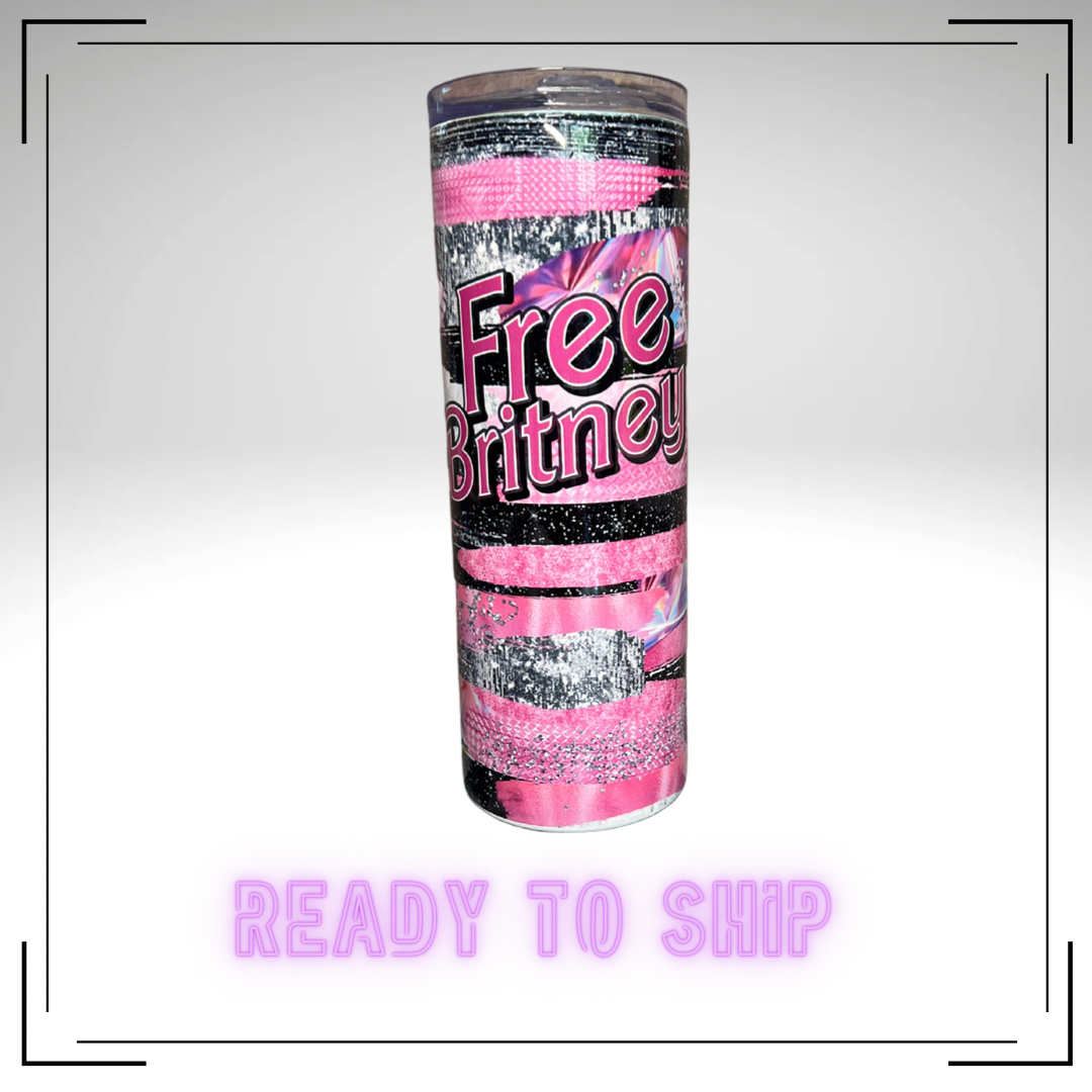 Free Britney Stainless Steel Tumbler - READY TO SHIP