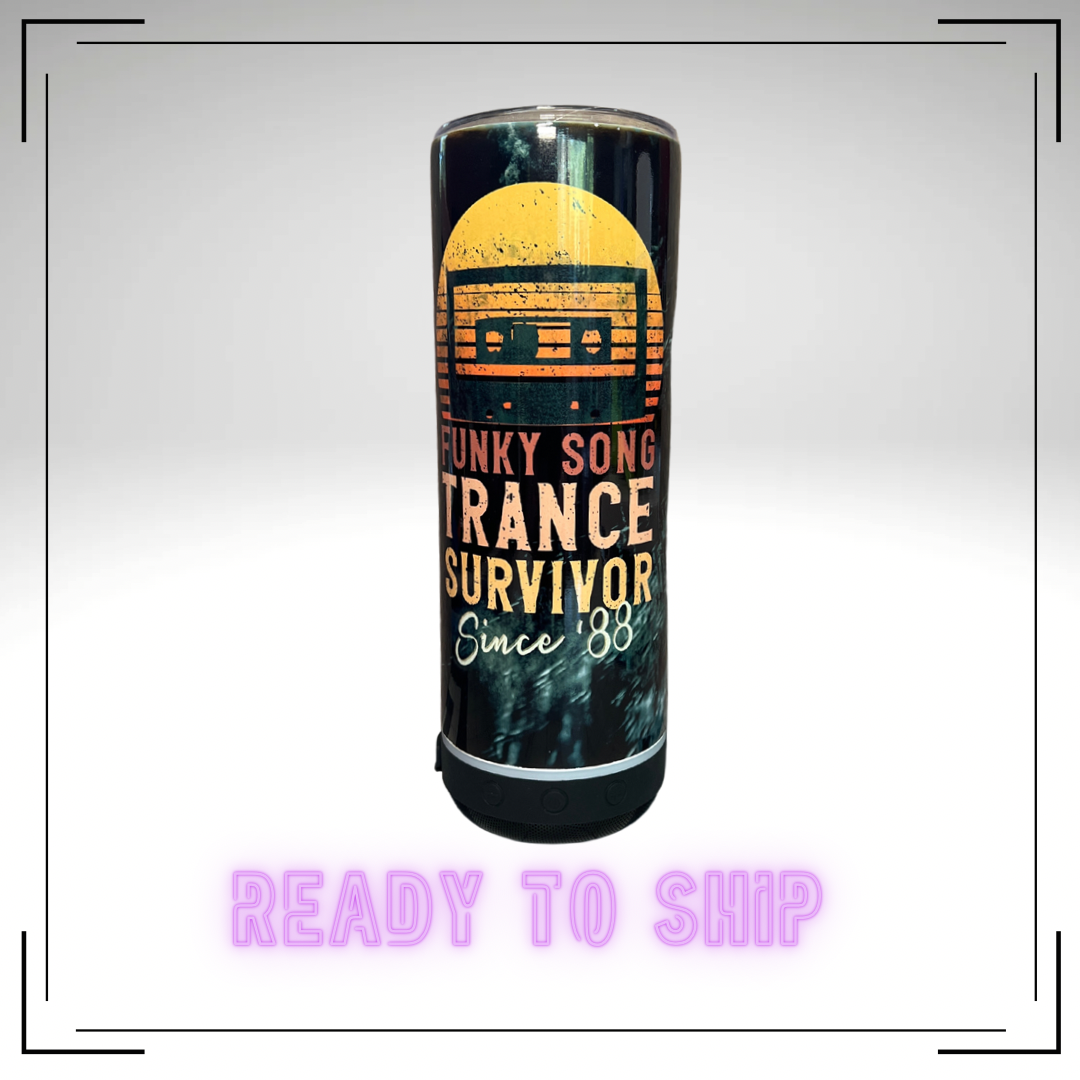 Funky Trance Survivor Bluetooth Speaker Tumbler - READY TO SHIP