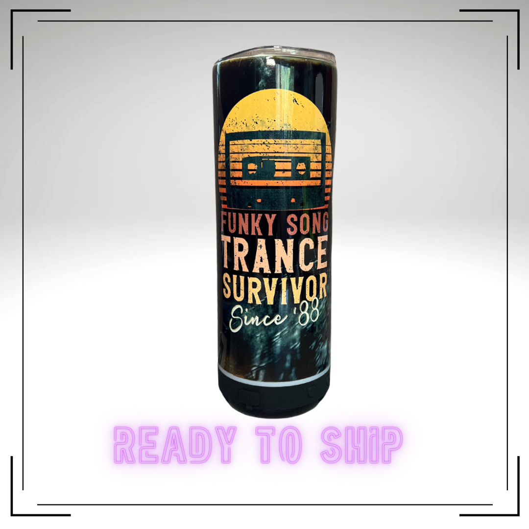 Funky Trance Survivor Bluetooth Speaker Tumbler - READY TO SHIP
