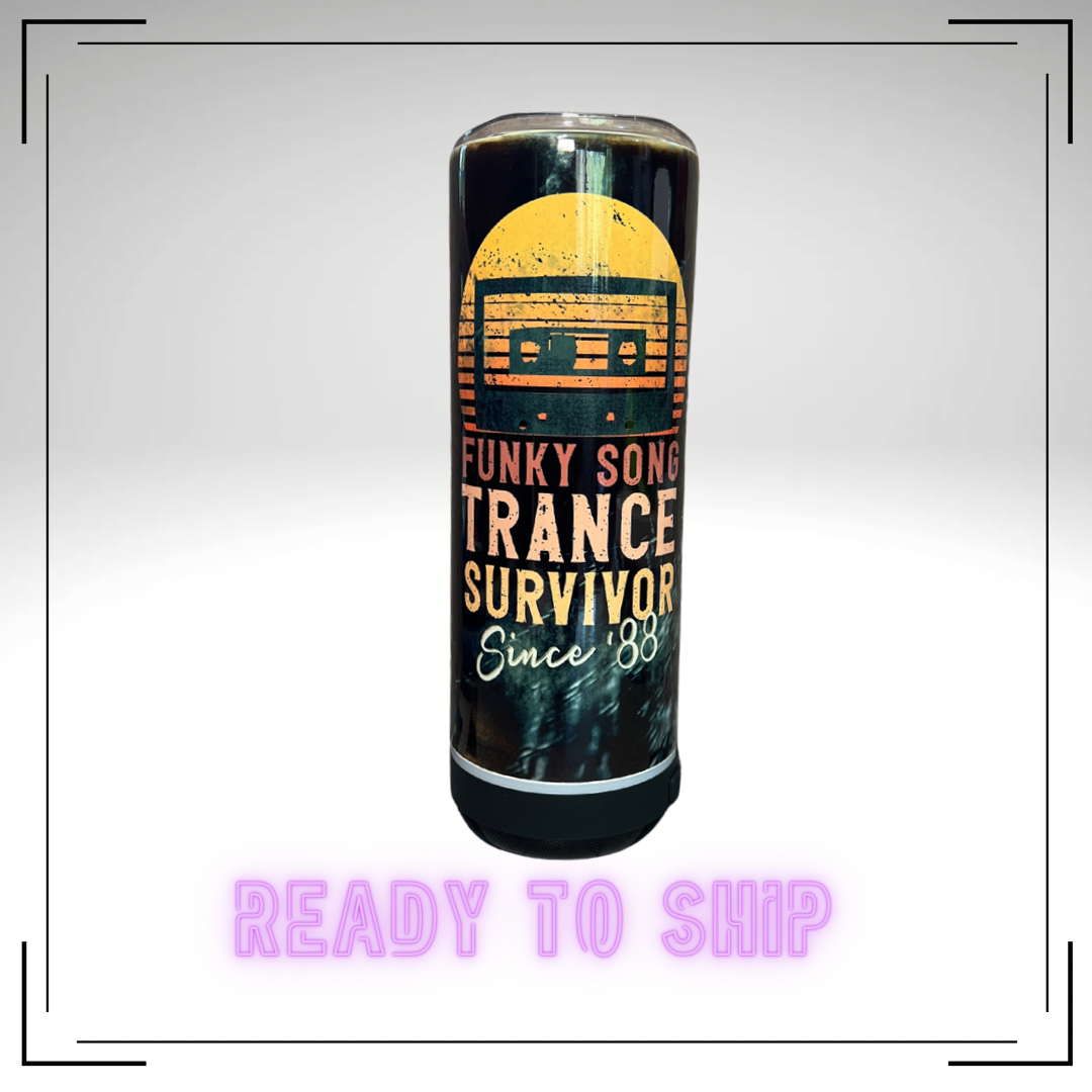 Funky Trance Survivor Bluetooth Speaker Tumbler - READY TO SHIP