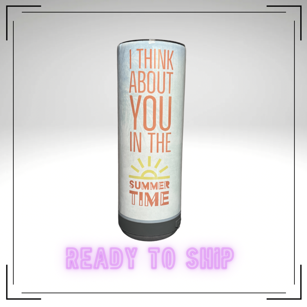 Summertime Bluetooth Speaker Tumbler - READY TO SHIP