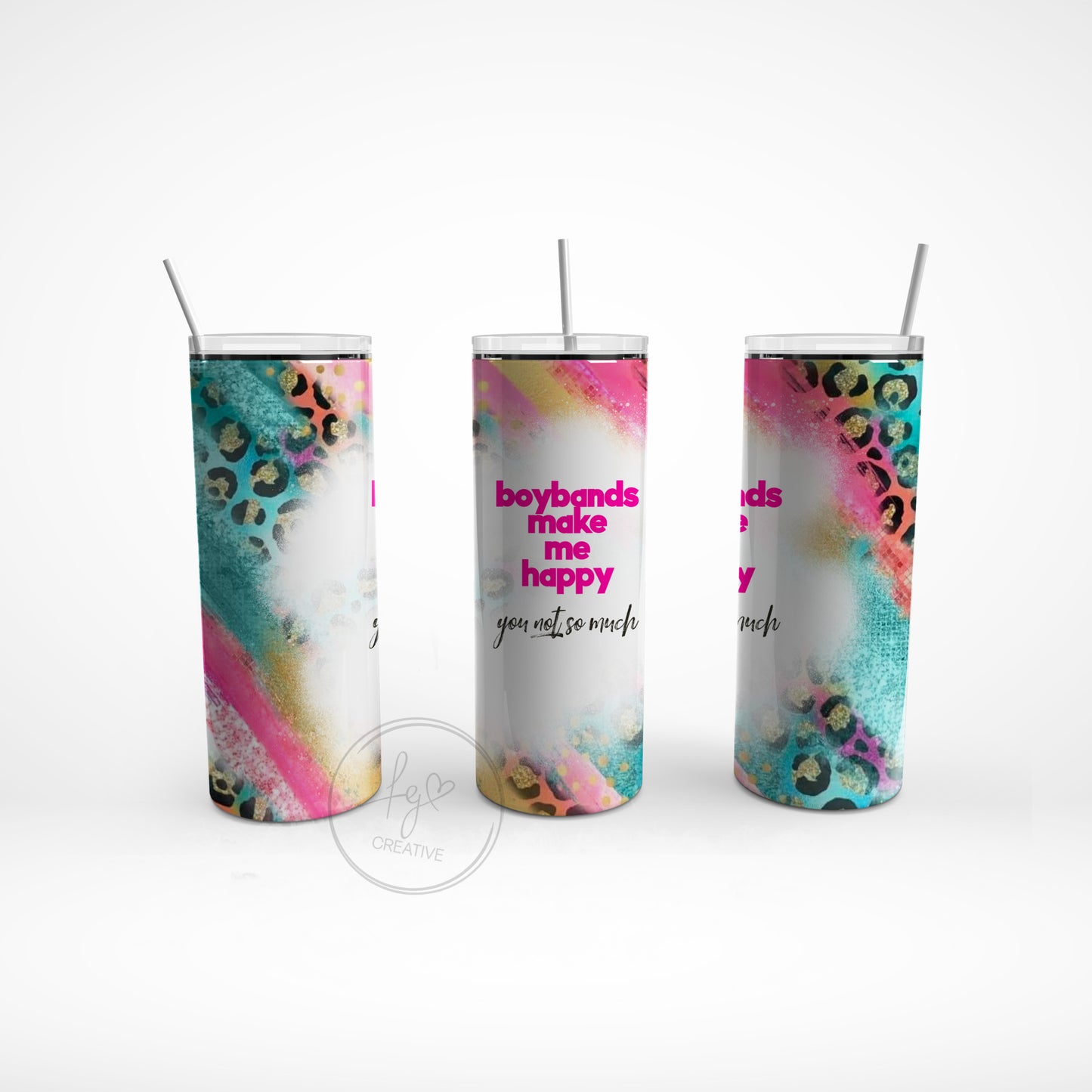 Boybands Make Me Happy Stainless Steel Tumbler