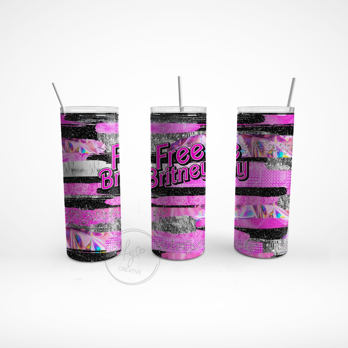 Free Britney Stainless Steel Tumbler