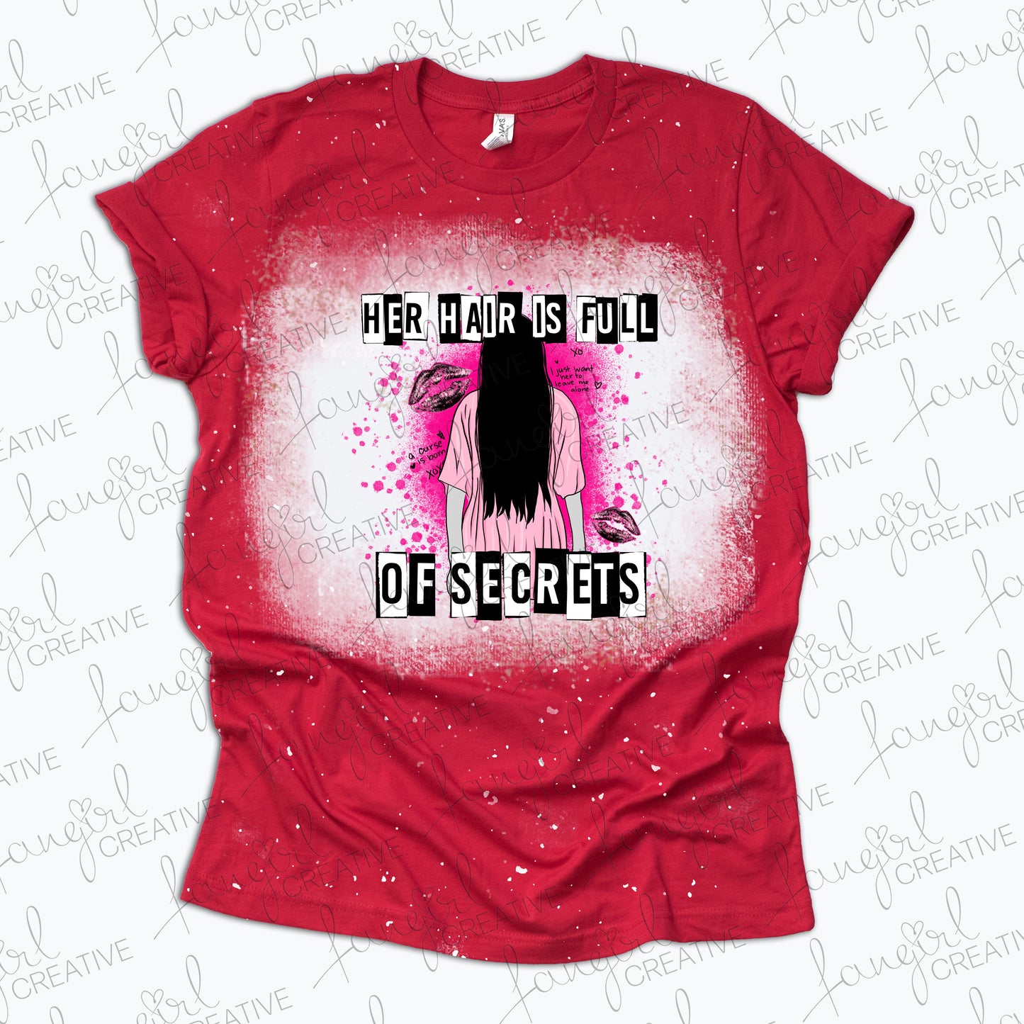 Her Hair Is Full of Secrets Horror Movie Shirt