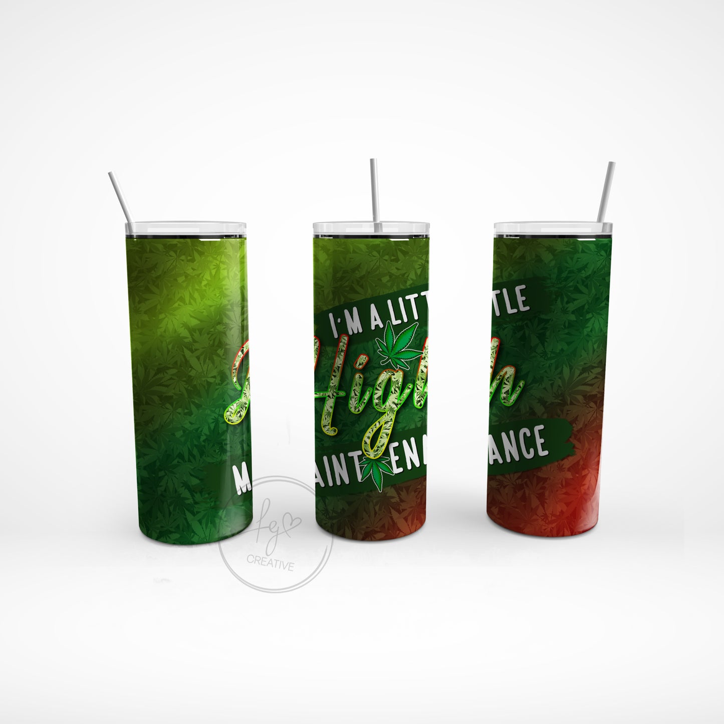 High Maintenance Stainless Steel Tumbler