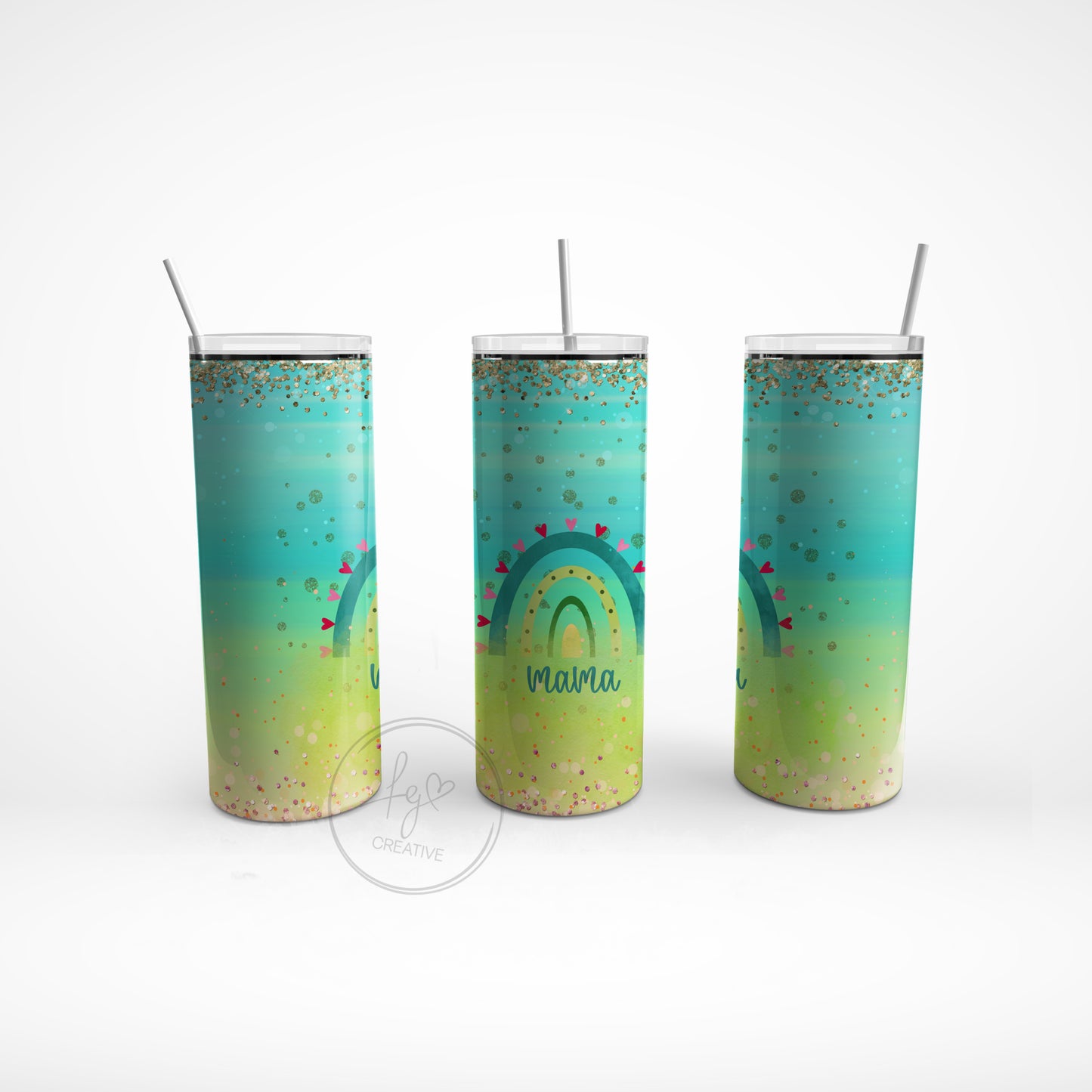 Mama Rainbow Stainless Steel Tumbler