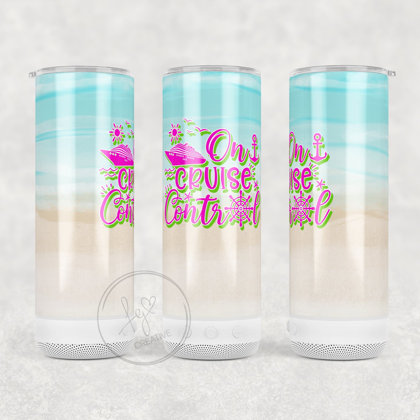 Cruise Control Bluetooth Speaker Tumbler