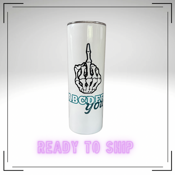 Stainless Steel Tumbler ABCDEF-you Ready To Ship