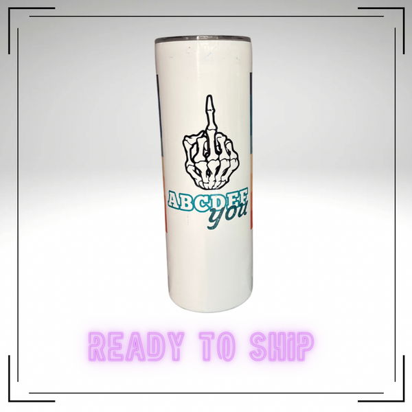 Stainless Steel Tumbler ABCDEF-you Ready To Ship