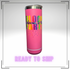 Block Party Pink Bluetooth Speaker Tumbler - READY TO SHIP