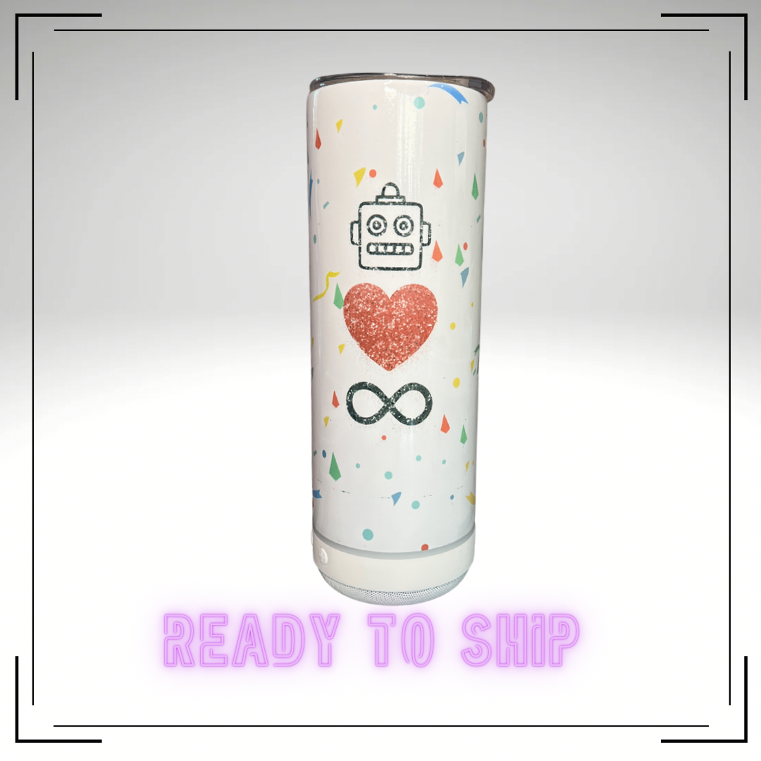 Blockhead Love Infinity Bluetooth Speaker Tumbler - READY TO SHIP