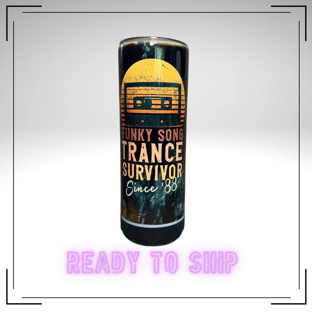 Funky Trance Survivor Bluetooth Speaker Tumbler - READY TO SHIP