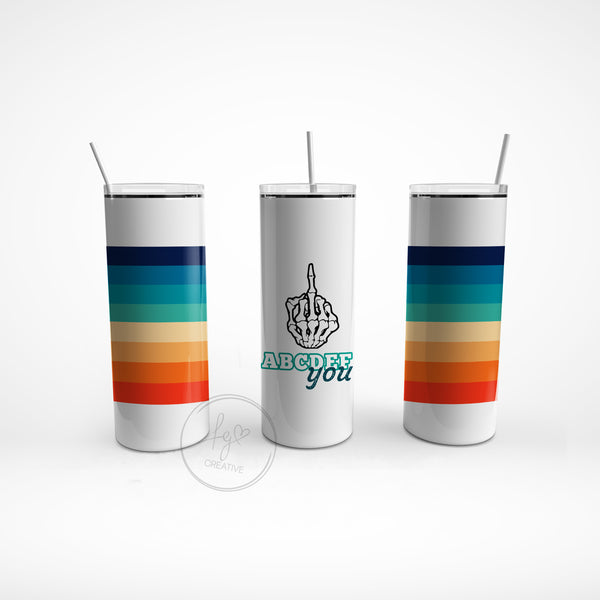 ABCDEF-you Stainless Steel Tumbler