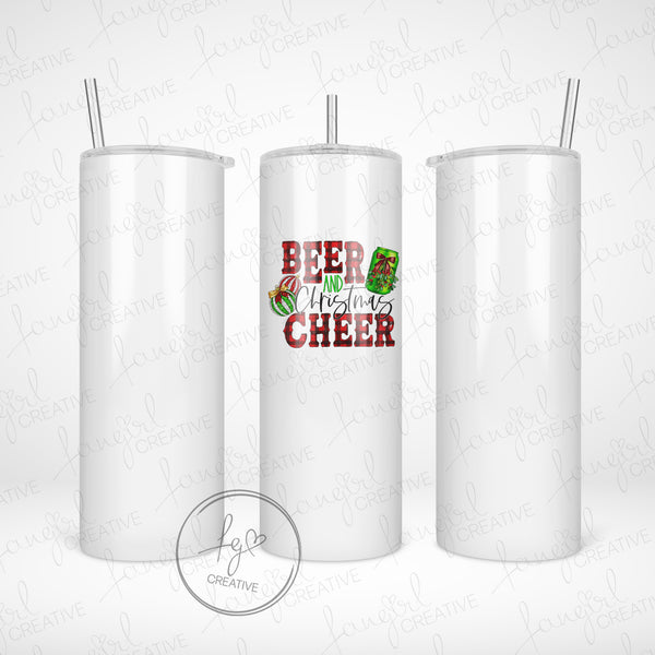 Beer and Christmas Cheer Tumbler [Multiple Styles!]