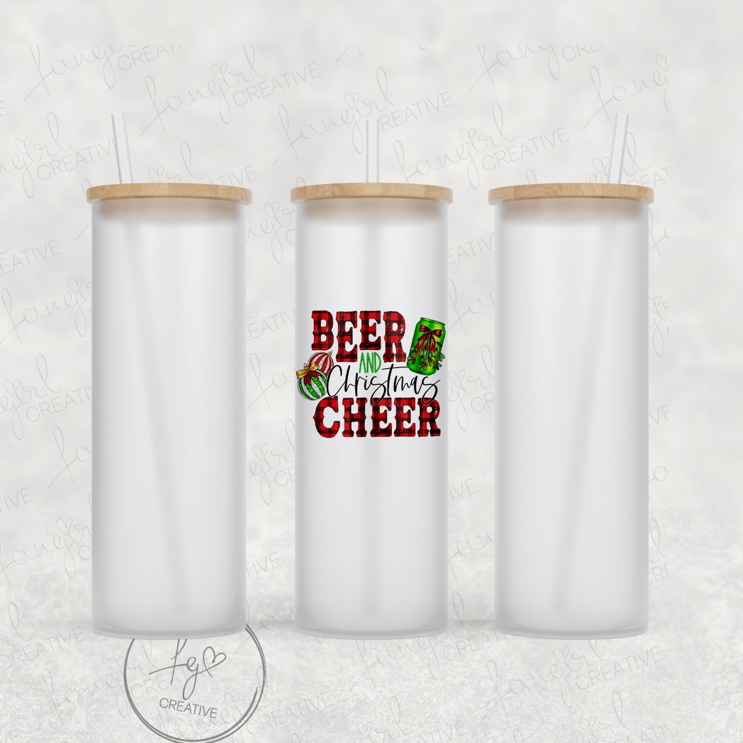 Beer and Christmas Cheer Tumbler [Multiple Styles!]