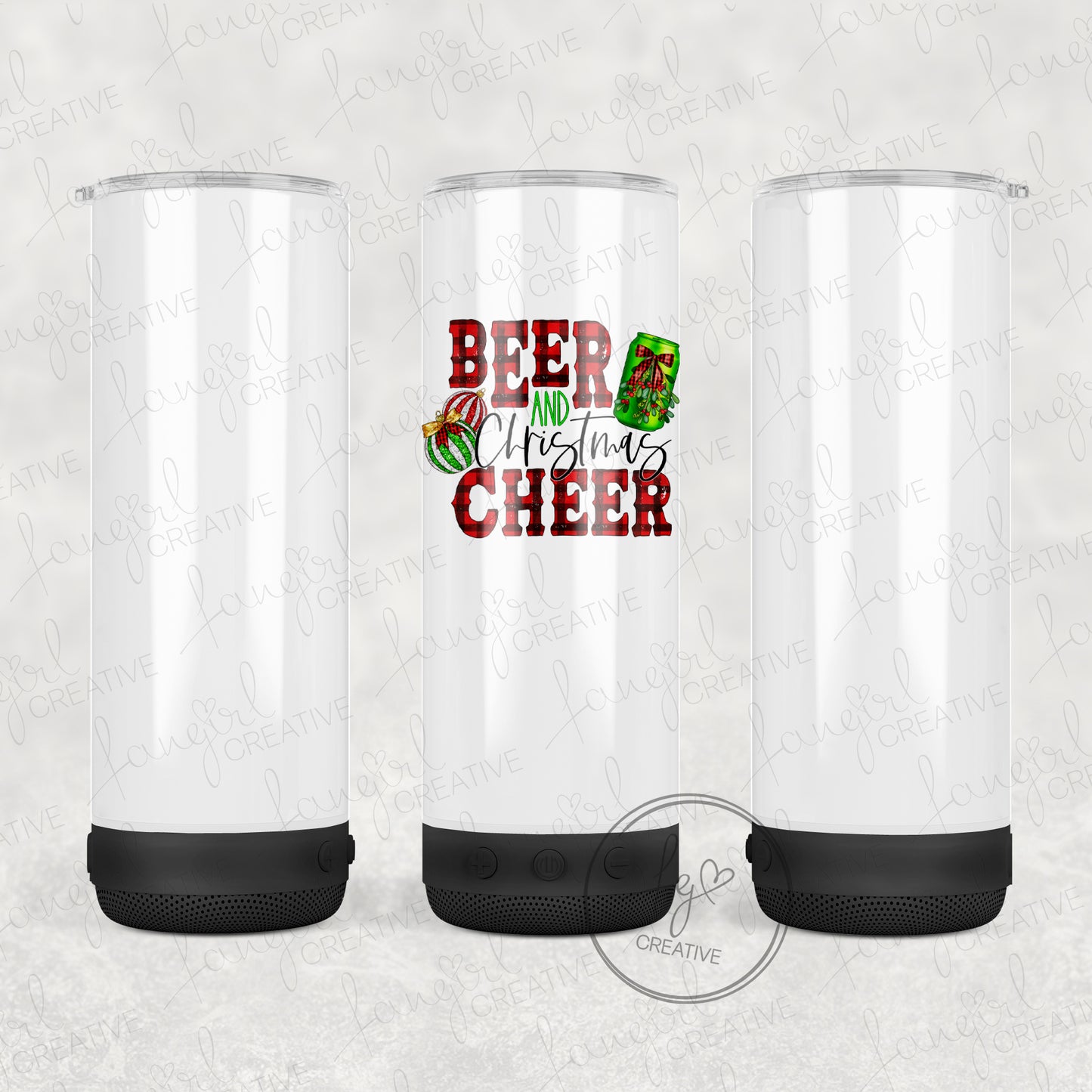 Beer and Christmas Cheer Tumbler [Multiple Styles!]