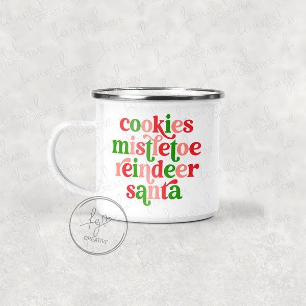 Cookies Mistletoe Reindeer & Santa Tumbler [Multiple Styles!]