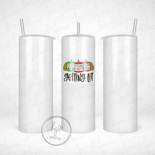 Getting Lit Christmas Candles Tumbler [Multiple Styles!]