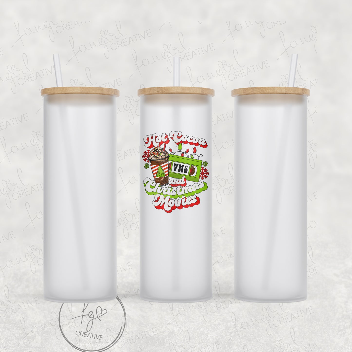 Hot Cocoa & Christmas Movies Tumbler [Multiple Styles!]