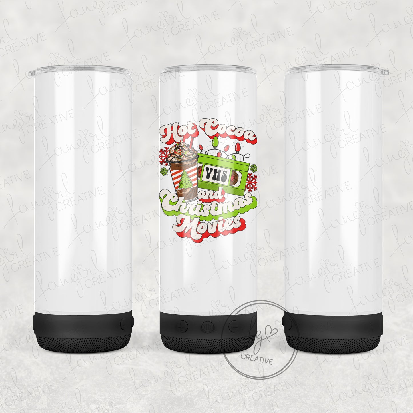 Hot Cocoa & Christmas Movies Tumbler [Multiple Styles!]