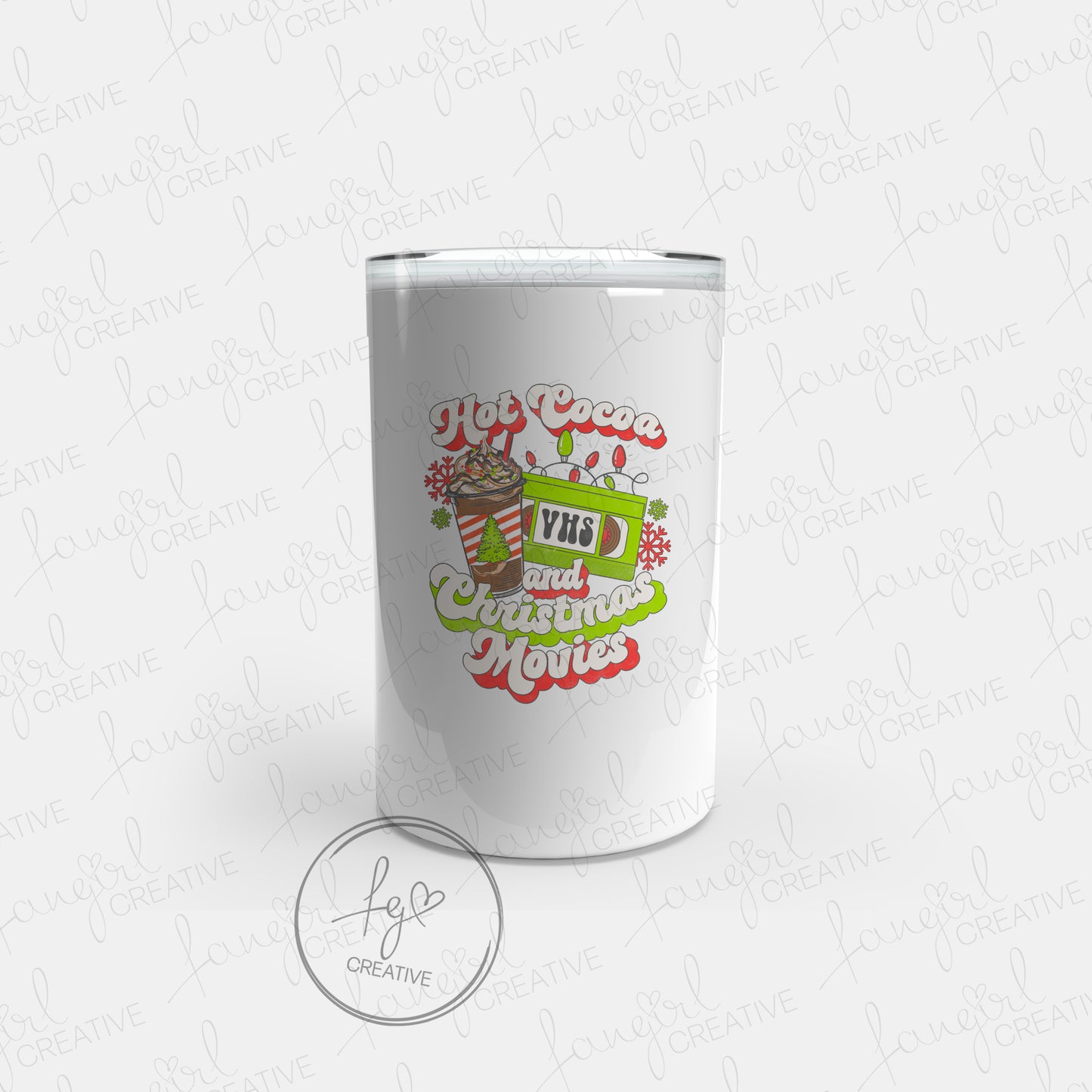 Hot Cocoa & Christmas Movies Tumbler [Multiple Styles!]