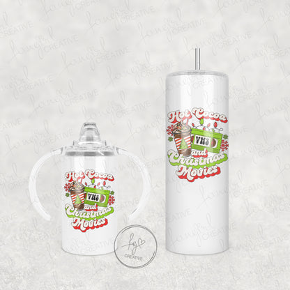 Hot Cocoa & Christmas Movies Tumbler [Multiple Styles!]