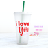 I Love You (When You Buy Me Concert Tickets) Color Changing Confetti Cup