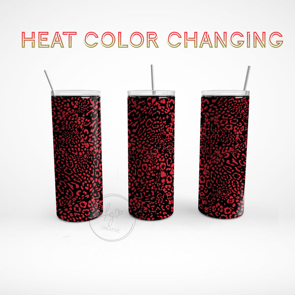 Leopard Color Changing Stainless Steel Tumbler