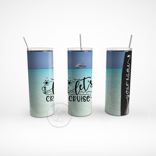 Let's Cruise Stainless Steel Tumbler