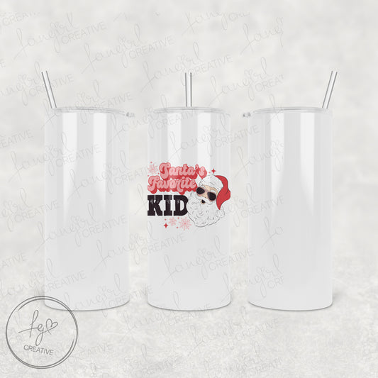 Santa's Favorite Kid Tumbler [Multiple Styles!]