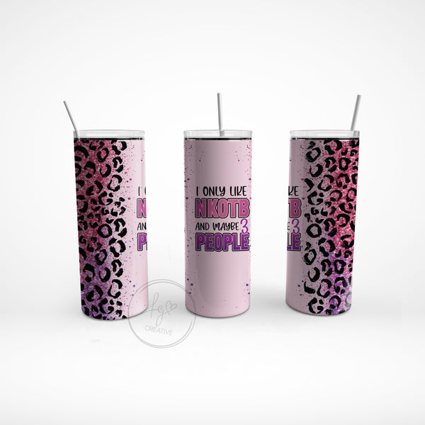 Maybe 3 People Stainless Steel Straw Tumbler