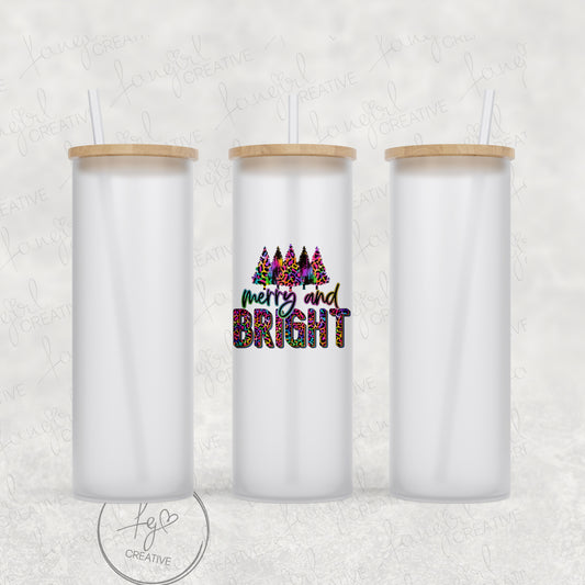 Merry and Bright Neon 90s Tumbler [Multiple Styles!]