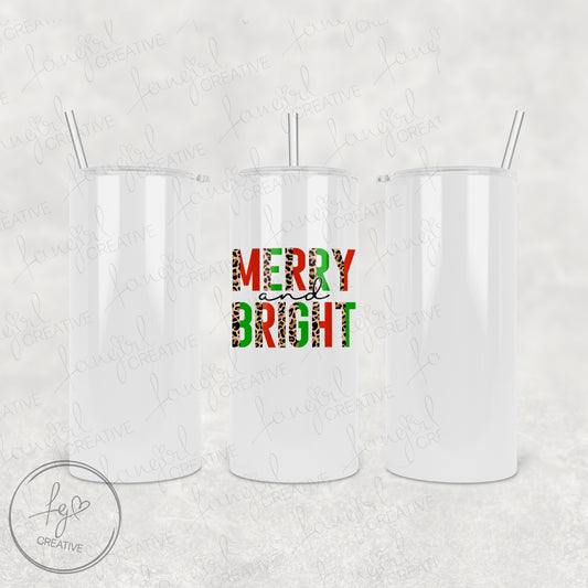 Merry and Bright Leopard Tumbler [Multiple Styles!]