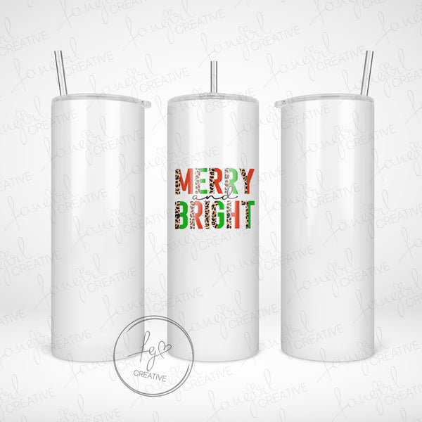 Merry and Bright Leopard Tumbler [Multiple Styles!]