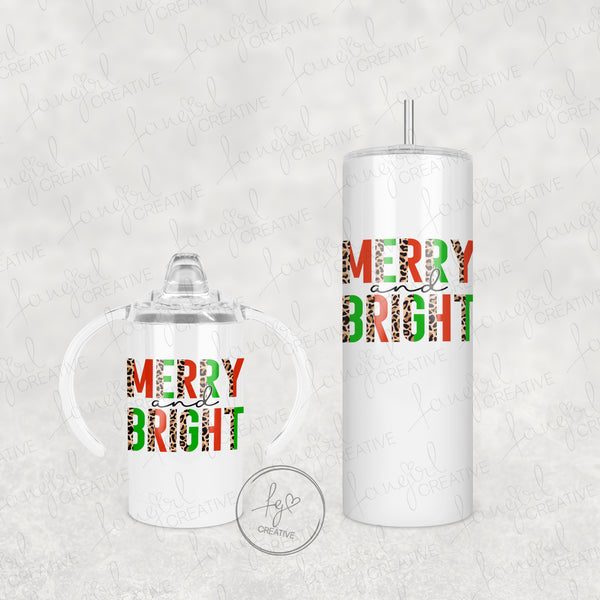 Merry and Bright Leopard Tumbler [Multiple Styles!]