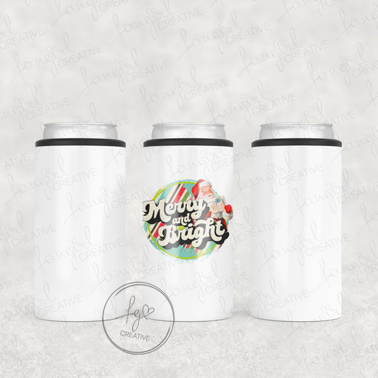 Retro Santa Merry and Bright Tumbler [Multiple Styles!]