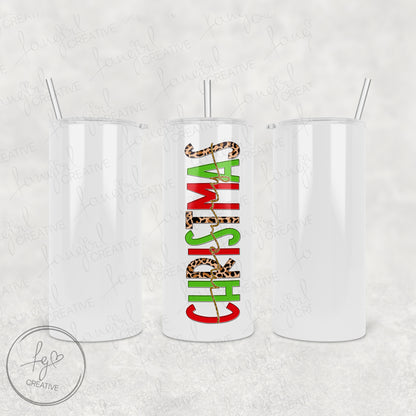 Merry Christmas Leopard Tumbler [Multiple Styles!]