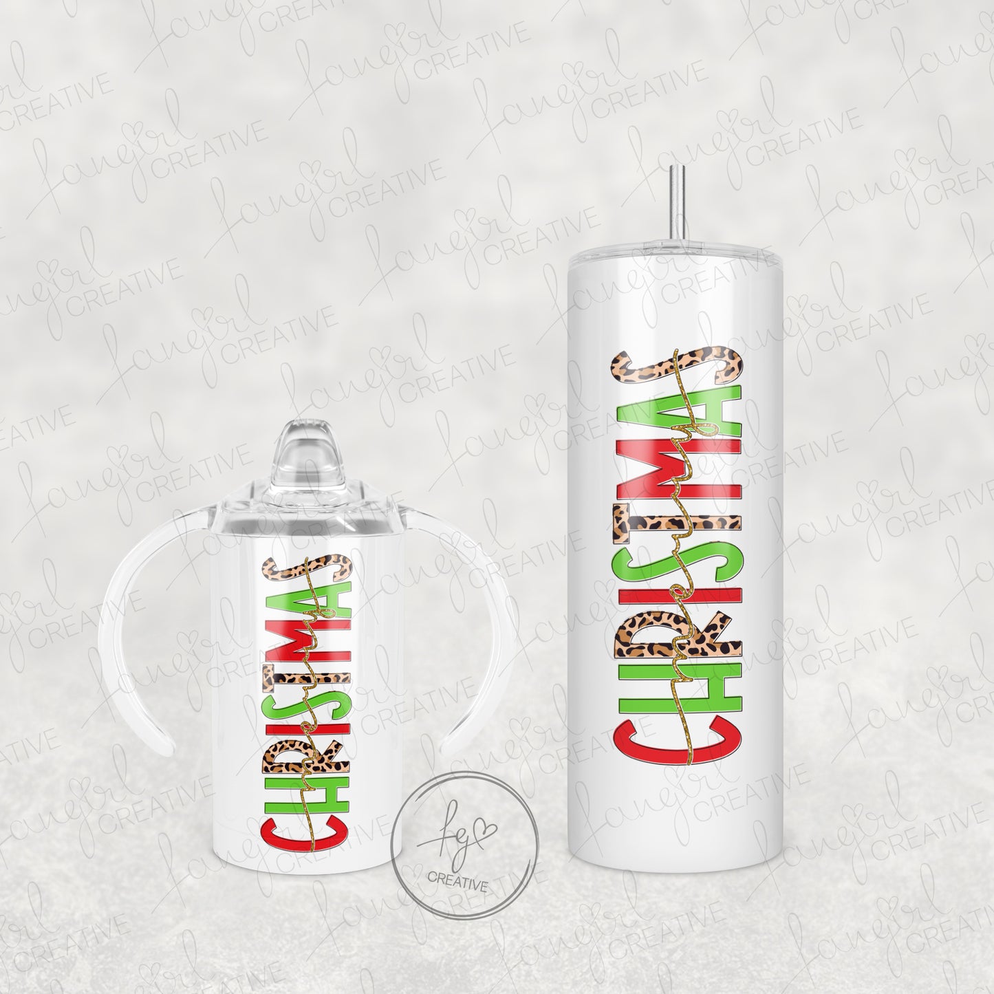 Merry Christmas Leopard Tumbler [Multiple Styles!]