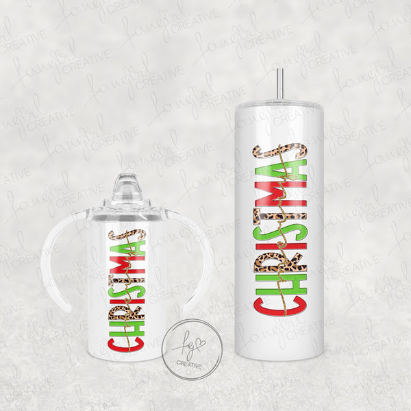 Merry Christmas Leopard Tumbler [Multiple Styles!]