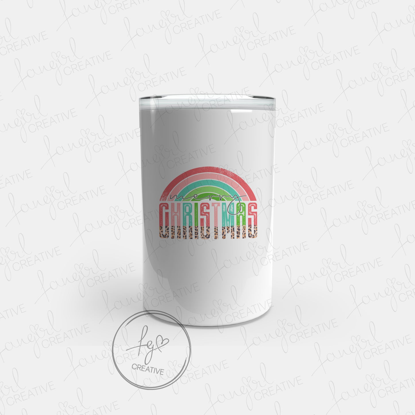 Merry Christmas Rainbow Tumbler [Multiple Styles!]