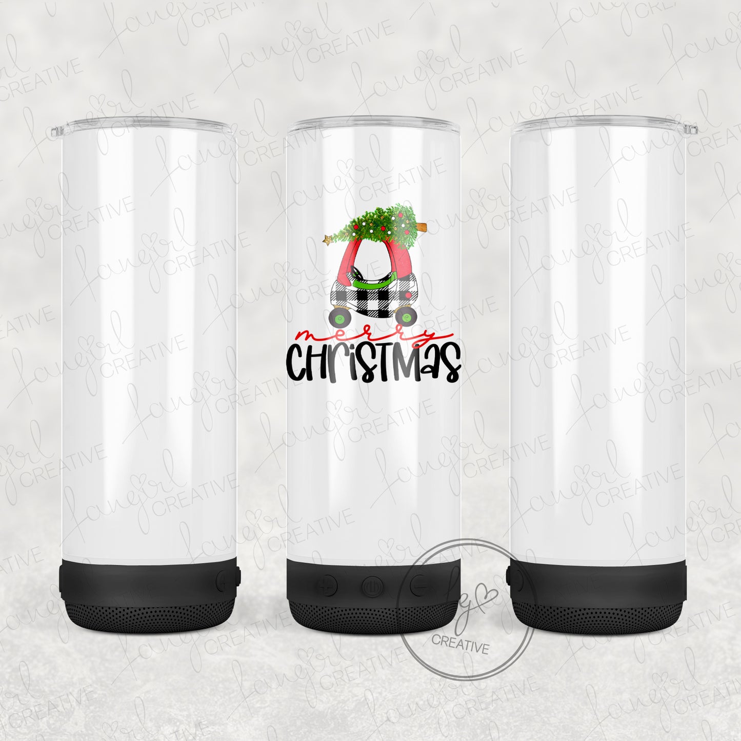 Merry Christmas Tikes Car Tumbler [Multiple Styles!]