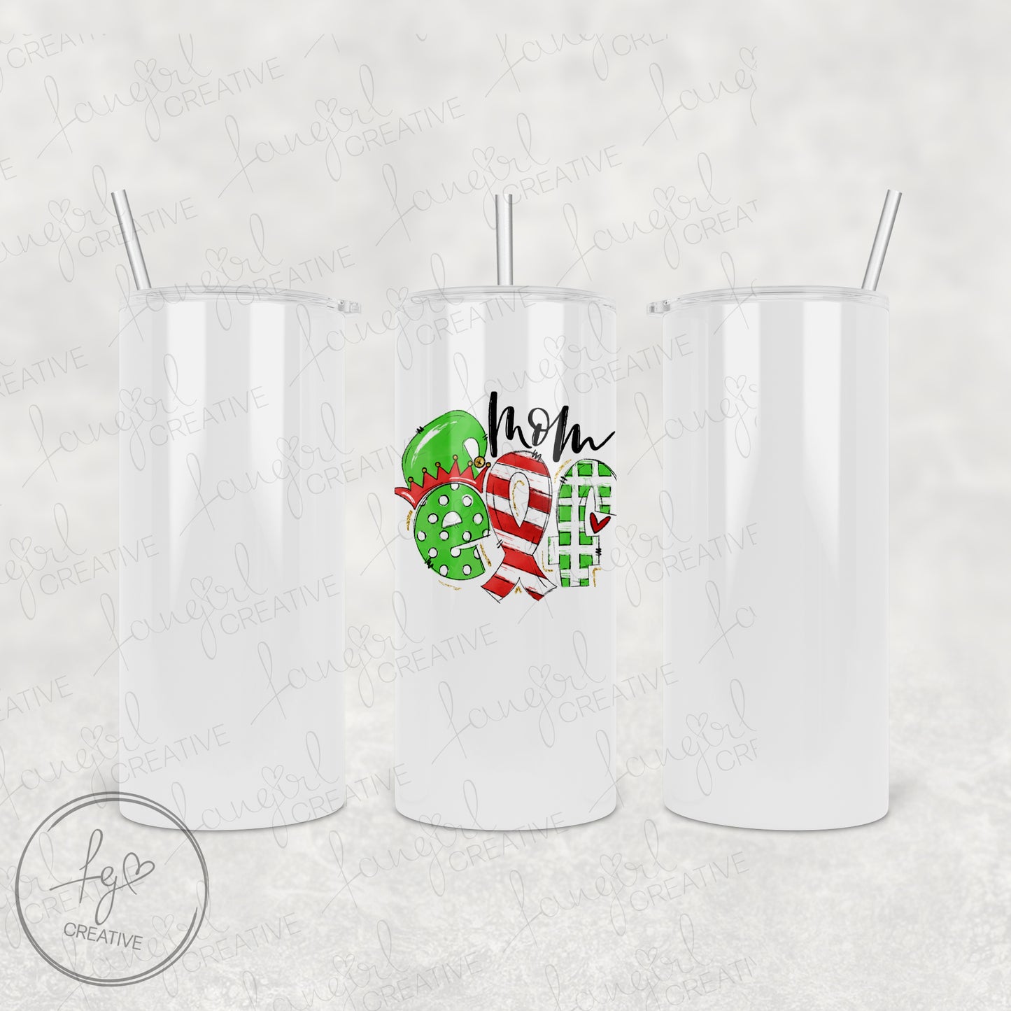 Mom Elf Tumbler [Multiple Styles!]