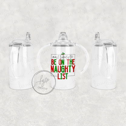 Most Likely to be on the Naughty List Tumbler [Multiple Styles!]