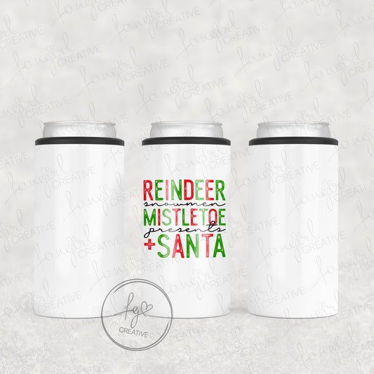 Reindeer Snowmen Mistletoe Presents & Santa Tumbler [Multiple Styles!]