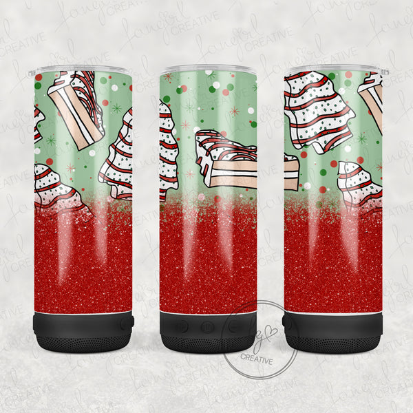 Little Tree Snack Cakes Red Glitter Tumbler [Multiple Styles!]