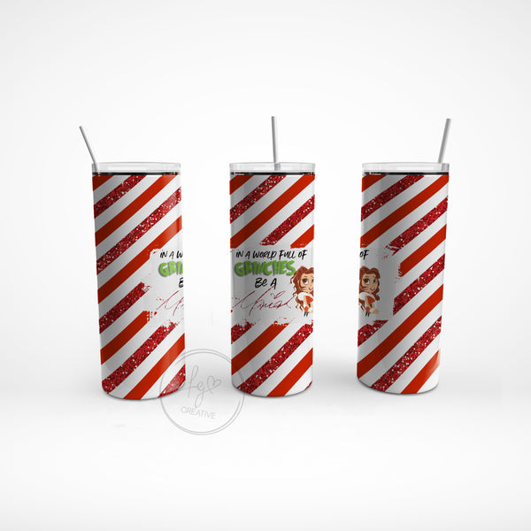 World Full of Grinches Stainless Steel Tumbler